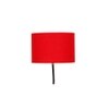 Ewan Red Cotton Shade Floor Lamp