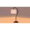 Multi cotton Curvy table lamp with Iron Base (SP15)
