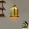 Yoko Brass Finish Hammered Metal Pendants Light