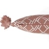 Gianna Dusty Coral  And Natural Cotton Cushion Cover 18X18 Inches
