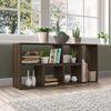 Hayden Engineered Wood Bookshelf in Californian Walnut Finish