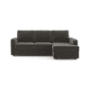 Apollo Sofa (Colour : Smoke, Cushion : Soft, Back Type : Regular, Seating Capacity : Right Aligned 2 Seater + Right Aligned Chaise)