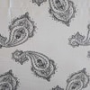Aden Black & White Floral 330 TC Cotton Flat Super King Size Bedsheet with 2 Pillow Covers – Threads