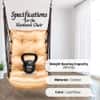 Swingzy Premium Hanging Swing Chair for Kids and Adults Beige
