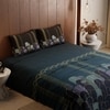 Stoa Paris King Size Bedsheet Bedsheet, Midnight Blue