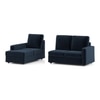 Apollo Sofa (Colour : Cobalt, Cushion : Soft, Back Type : High Back, Seating Capacity : Left Aligned 2 Seater + Left Aligned Chaise)