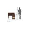 Shamon Study Table (Rattan Door)