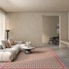 Jaipur Rugs Soft Diamond Wool Polyester Dhurrie Rug Red 6x10 ft