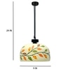 Placid Decorative Glass Electric Lighting in White Colour
