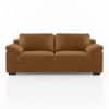 Esquel Premium 3 Seater Fabric Sofa in Ochre velvet Colour