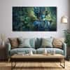 The Castle Decor Krishna Ji Wall Painting Wooden Framed 27x48 Inch (Style 4)