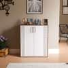 Nextstep 2 Door Floor Shoe Rack Noce Lyon