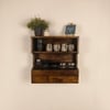 Florentine Wooden Wall Shelf Organiser