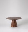 Tiffey Solid Wood Coffee Table In Dark Brown Finish