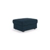 Apollo Compact Sofa (Colour : Indigo Blue, Cushion : Soft, Back Type : High Back, Seating Capacity : Right Aligned 2 Seater + Right Aligned Chaise + Ottoman)