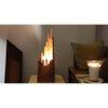 Emanate Wooden Table Lamp with Brown Base