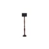 Brinkley Brown Cotton Shade Floor Lamp