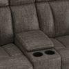 Harris Two Seater Entertainment Recliner Carbon Grey Colour