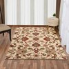 Presto Cream Traditional Hand Tufted Wool Carpet 4X6 Feet