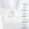Springtek Organic Waterproof Mattress Protector Elastic Strap 78x72 in
