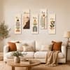 The Castle Decor Peace Dream Relax Wall Art Set of 5 36x60 Inch