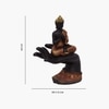 VEDAS Polyresin  Figurine in Orange Colour