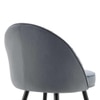 Momence Metal Accent Chair in Grey Colour
