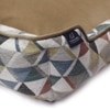 Printed Cuddler Polyester Pets Bed in Multicolor Colour