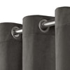 Stoa Paris Velvet Long Door Curtains, Premium Dim-Out Curtain for Pack of 1, Date Night - Midnight Muse