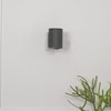 Luga Single Led Wall Sportlight In Grey Finish