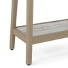 Reya Oak Wood and Toronto Side Table In Natural Beech Finish