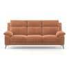 Emila 3 Seater Fabric Sofa In Amber Weave Colour
