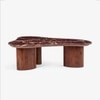 Ollo Solid Wood Coffee Table in Brown Colour