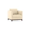 Florence Premium 1 Seater Fabric Sofa in Birch Beige Colour