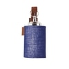 Devansh Solid Wood Electric Wall Light in Brown Colour with Blue Shade Count of 1 Light