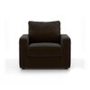 Apollo Compact Sofa Set (Colour : Chocolate, Cushion : Soft, Back Type : Regular, Seater : 2+1+1)