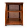 Kasvya Cane and Solid Wood Bedside Table