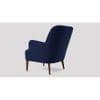 London Accent chair Velvet in Navy Blue Color
