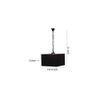 Moshe Black Fabric Hanging Light