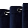 Stoa Paris Velvet Curtains for Door, Premium Dim-Out Curtain for Pack of 1, Date Night - Blue Enigma
