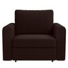 Melano Pull Out Sofa cum Bed in Brown Colour
