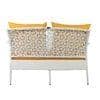 Dijon 2+1+1 Seater Wicker Sofa Set in White Colour