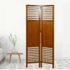Kaleena Solid Wood 4 Panel Room Divider