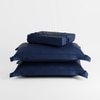 Stoa Paris 300TC UltrSatin King Bedsheet Set Satin King Mystique Blue