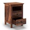Snooze Solid Wood Bedside Table in Teak Finish