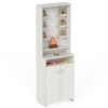 Bluewud Shubh Engineered Wood Prayerut In White Finish