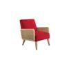 Evant Ratan Accent Chair in Red Colour