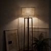 Blender Beige Jute Floor Lamp with Beige Jute Base