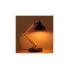 Modern Nordic Wood and Metal Study Lamp With Black Base