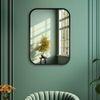 Aluminium Rectangular Decorative wall mirror by elegant arts and frames (Mirror size 500X700 mm)